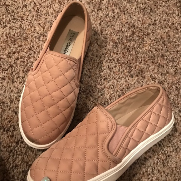 steve madden pink loafers